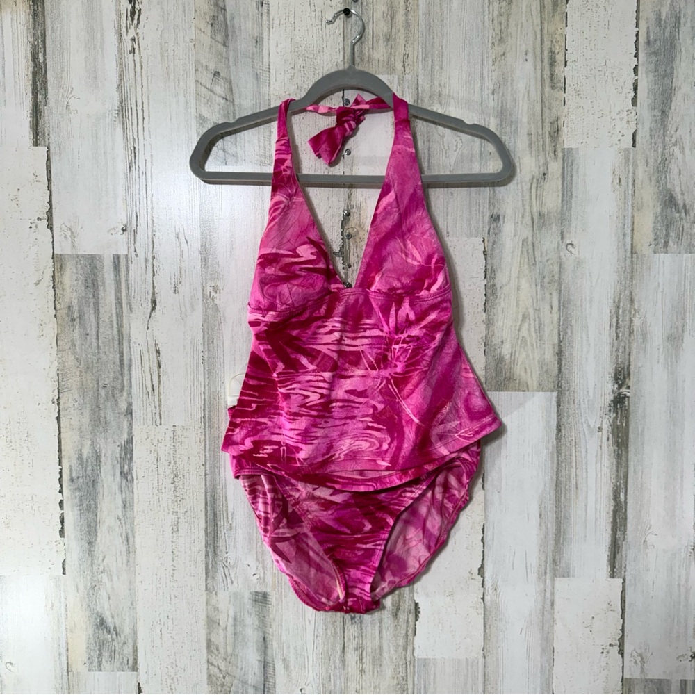 Athena Pink Halter Bikini 2 Piece Suit - Picture 11 of 11